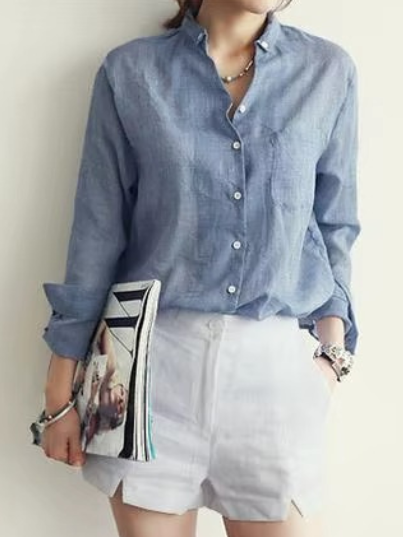 Amara - Elegant Long Sleeve Blouse