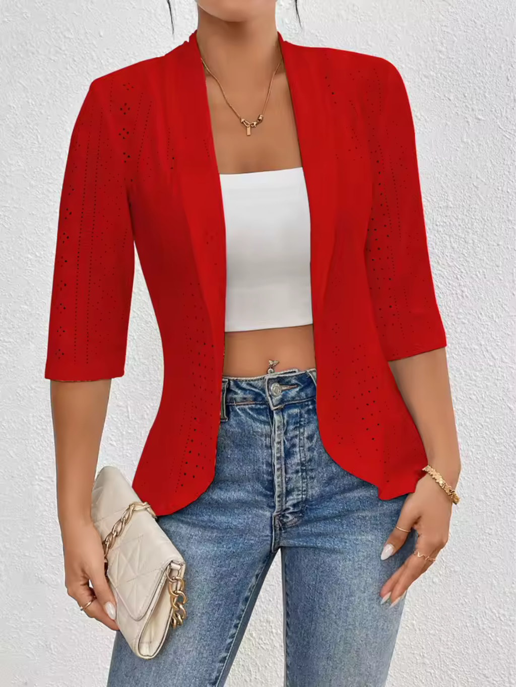 Jane - Hollow Out Designer Jacket