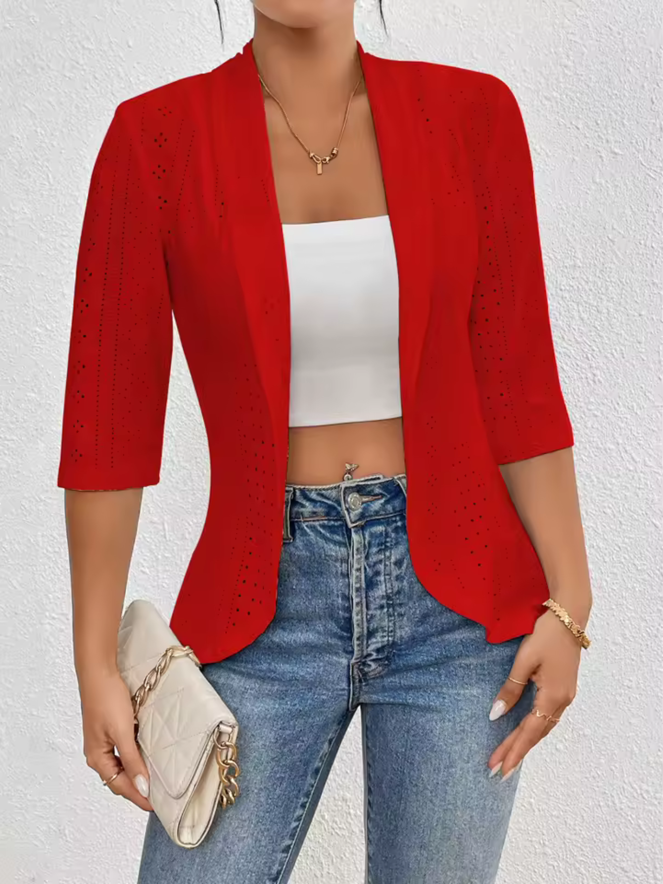 Jane - Hollow Out Designer Jacket