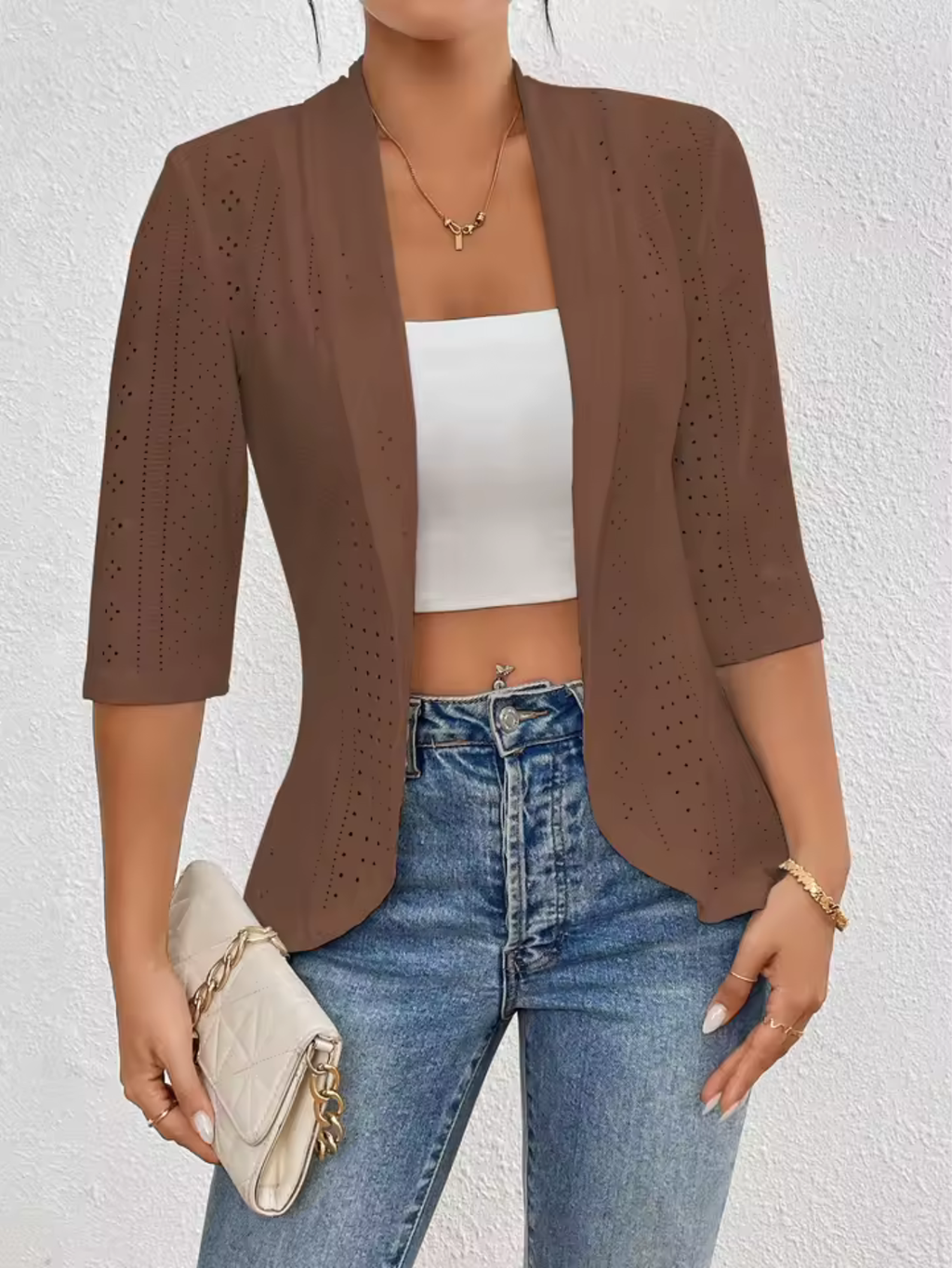 Jane - Hollow Out Designer Jacket