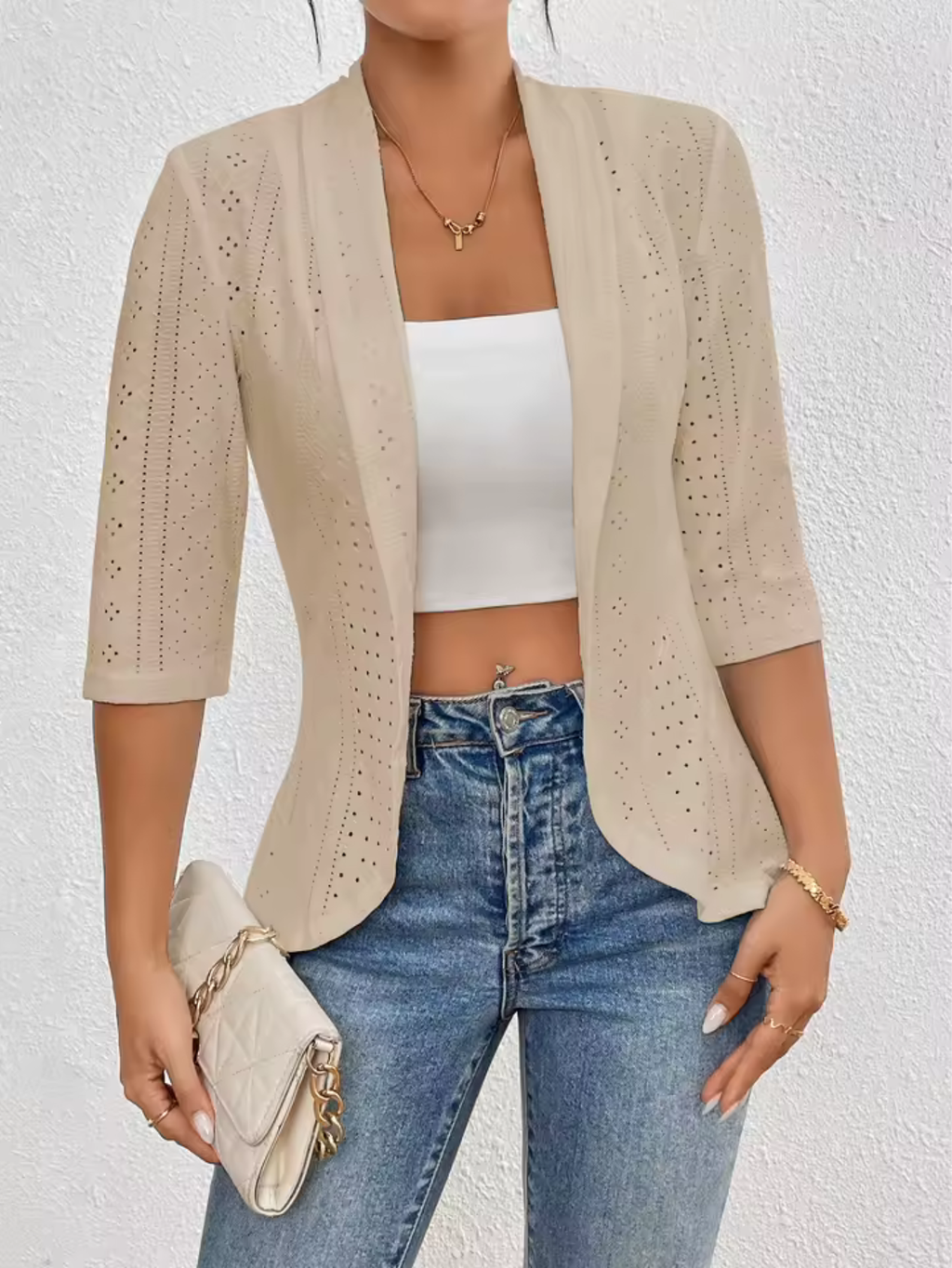 Jane - Hollow Out Designer Jacket